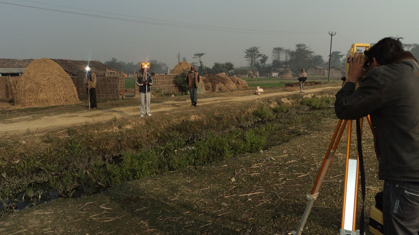Survey equipment and field work